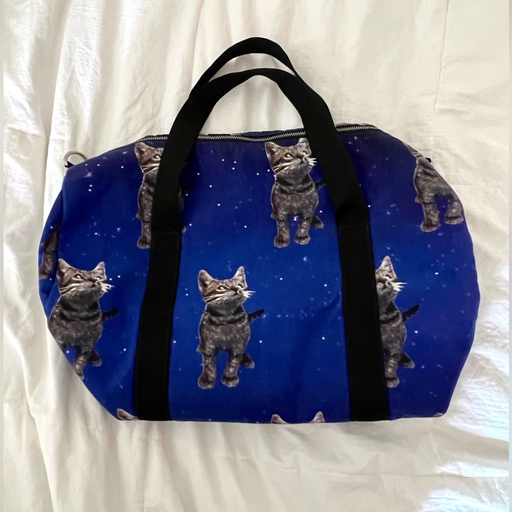 Society 6 Cat Duffle Bag